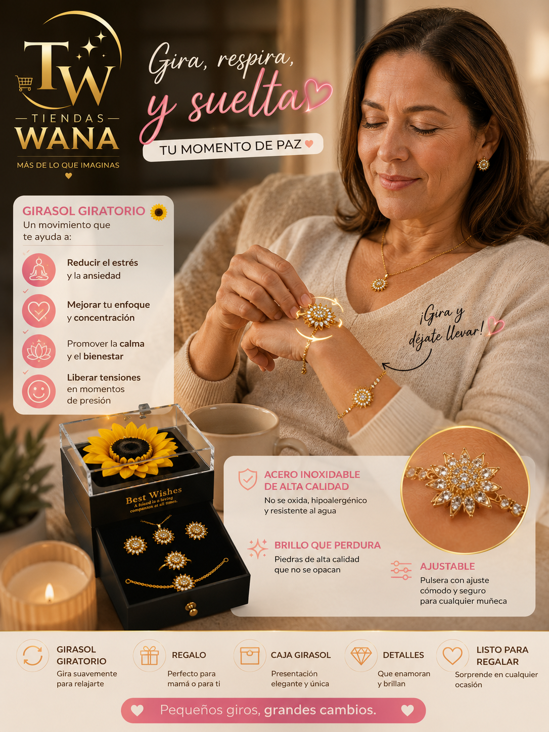 Set Girasol Giratorio (Accesorios)
