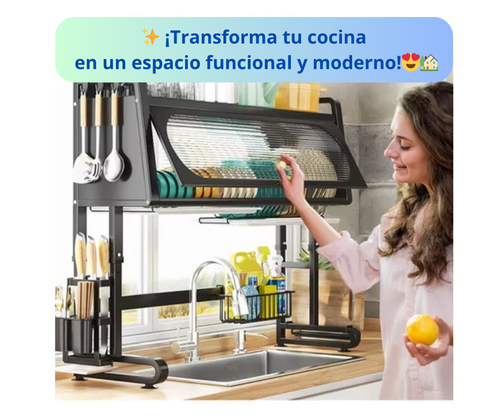 Escurridor Y Organizador De Cocina