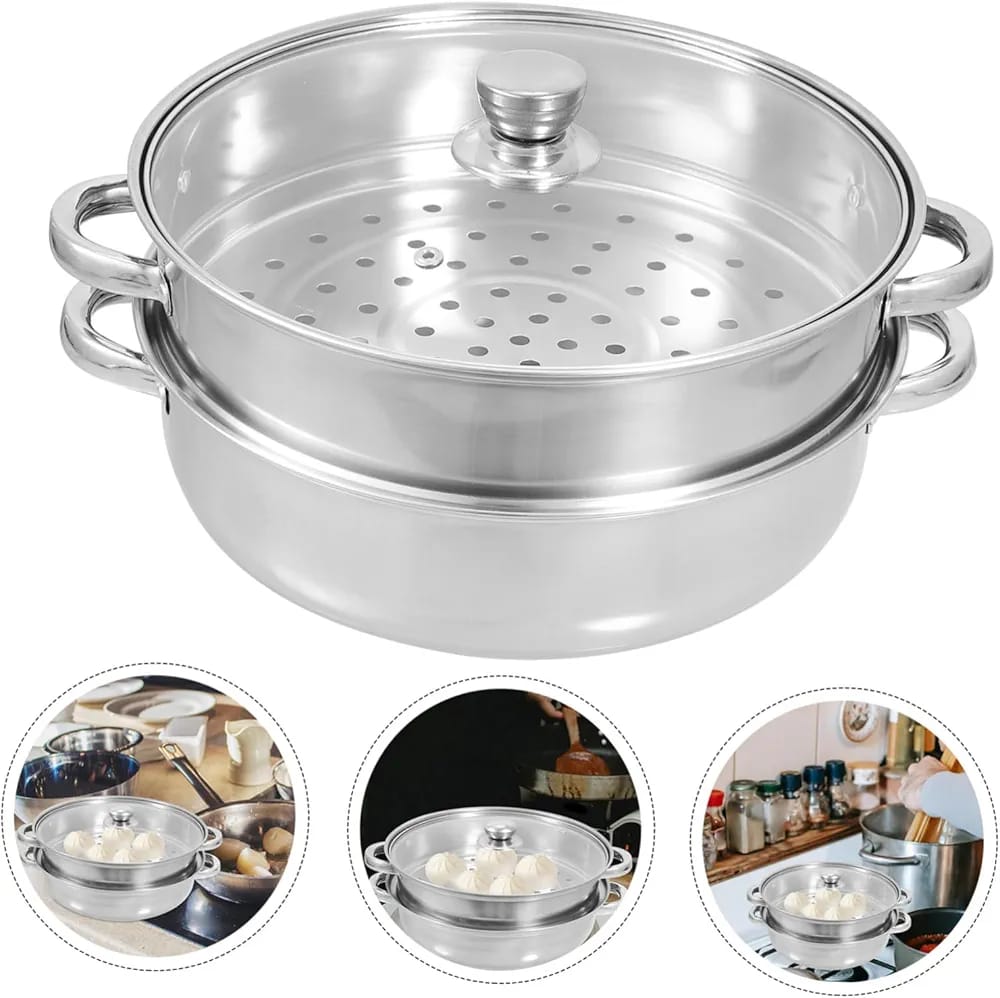 Olla Sarten Vaporera 2 en 1