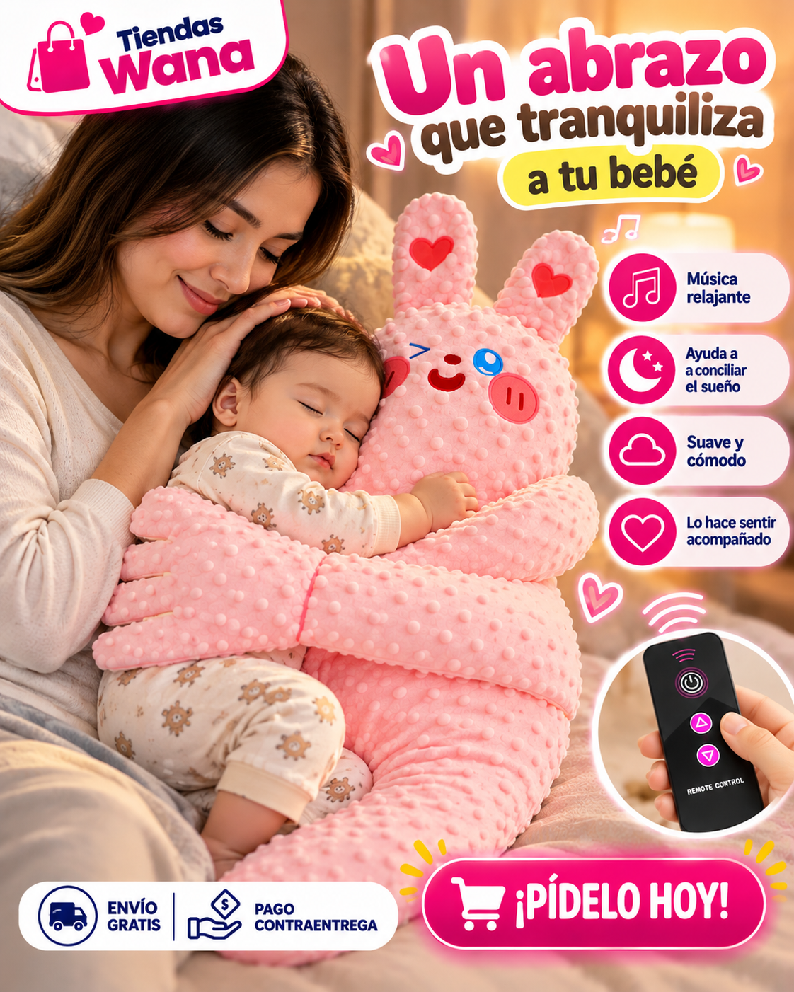Almohada Calmante Para Bebe