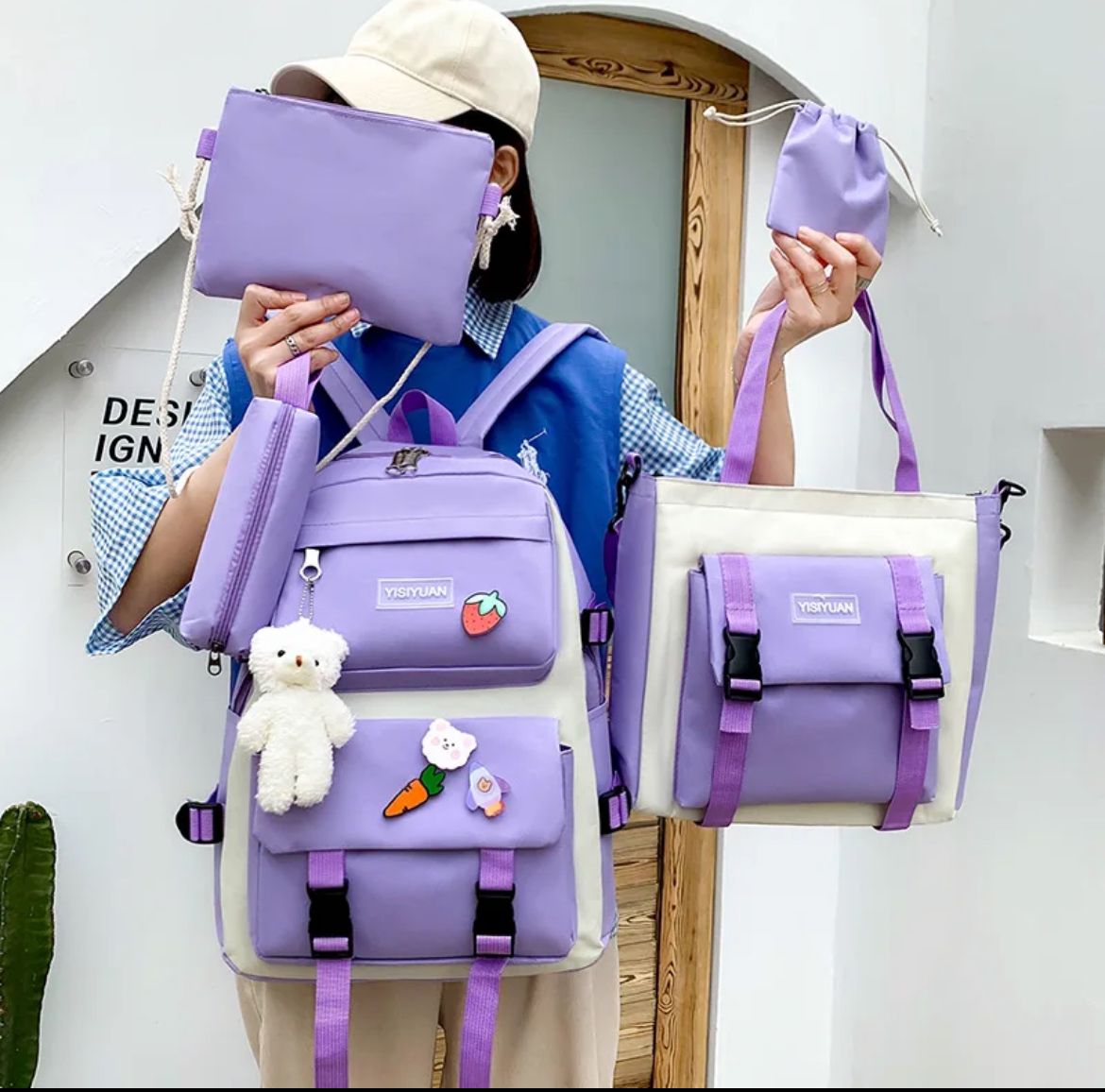 Bolso morral x 5