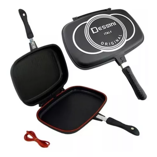 Sarten Doble Parrilla 36 Cm