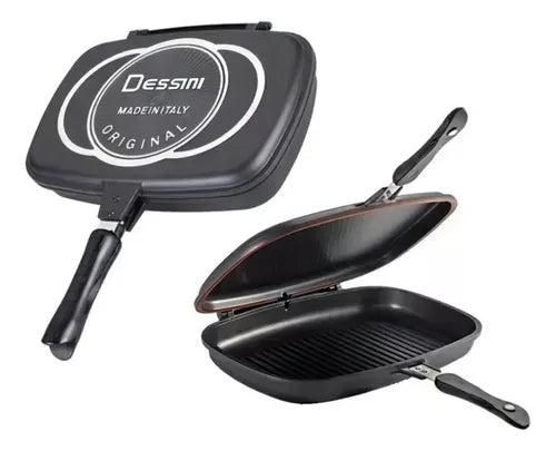 Sarten Doble Parrilla 36 Cm