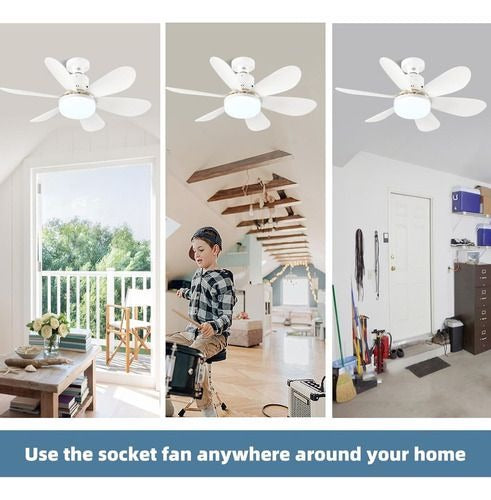 Lampara Ventilador con aspas