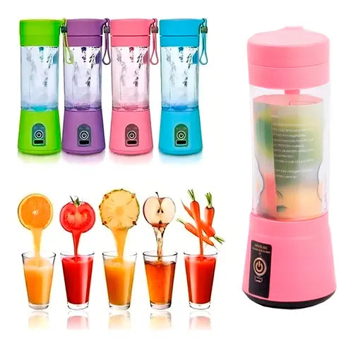 Mini Licuadora Portatil 380ml Recargable