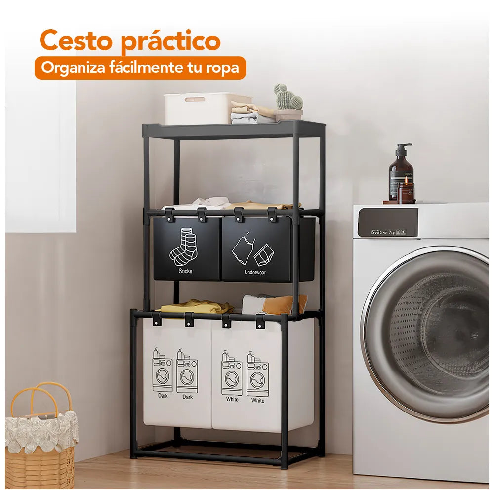Cesta De Ropa Sucia 3 niveles