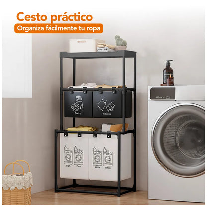 Cesta De Ropa Sucia 3 niveles
