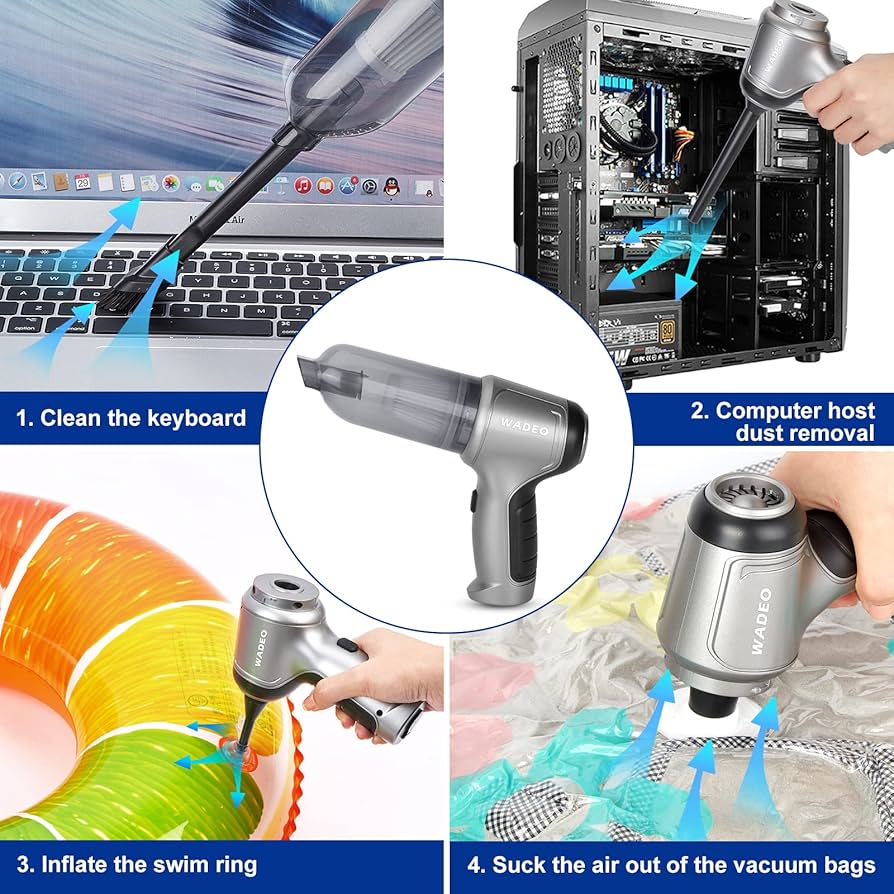 Aspiradora Portátil Recargable Multifuncional