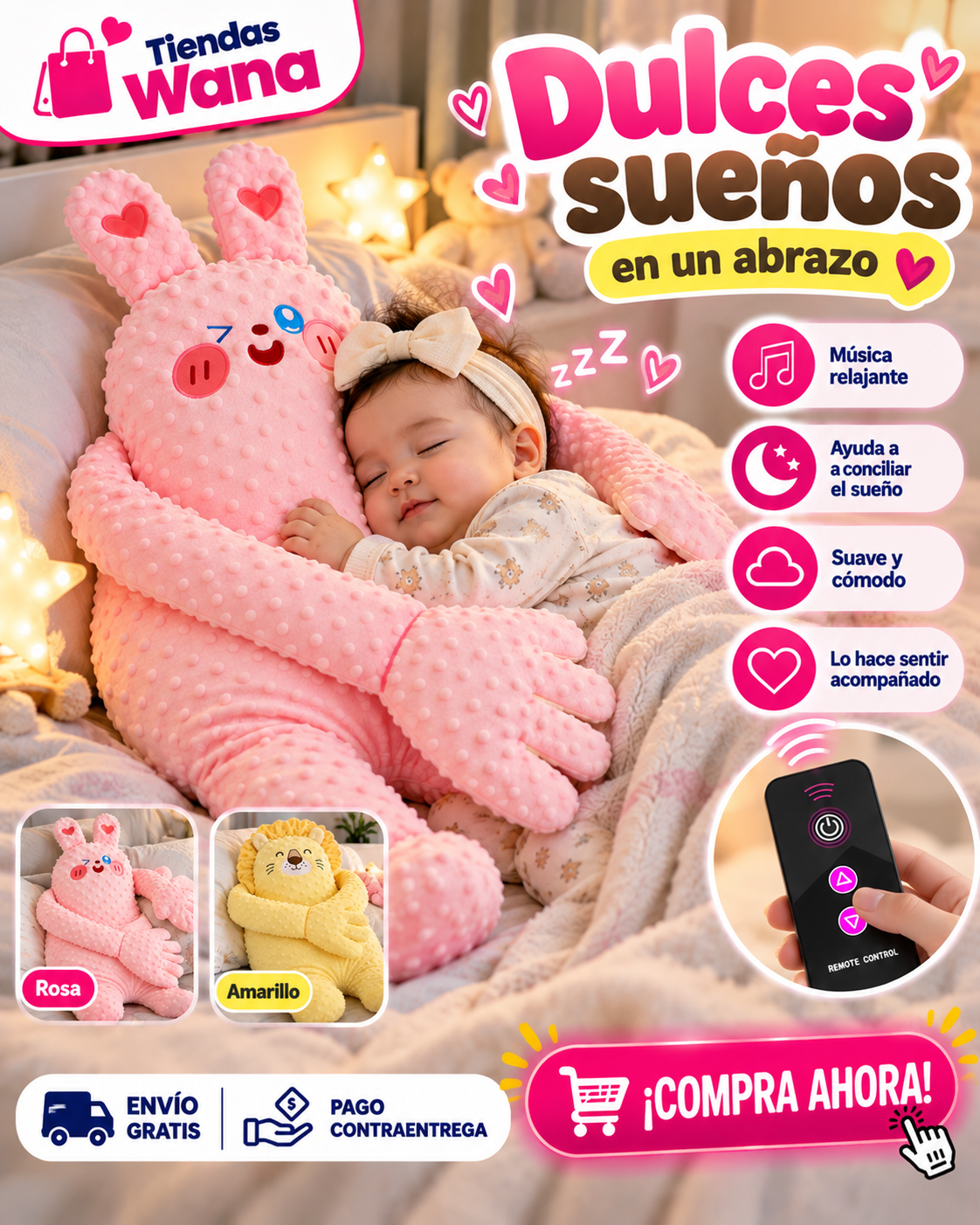Almohada Calmante Para Bebe