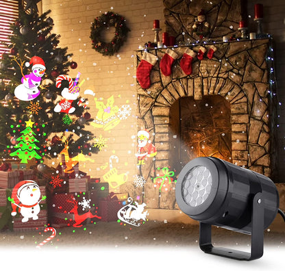 Proyector de luces navidad