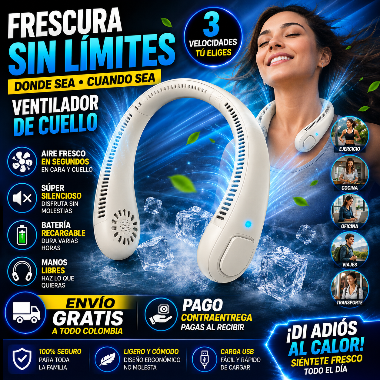 Ventilador de cuello