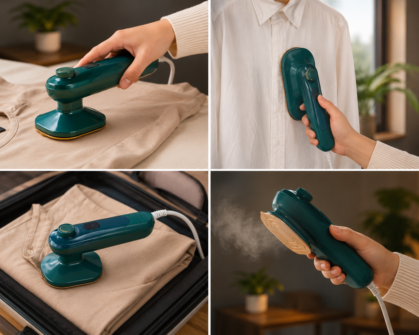 Plancha Viajera Ropa Portatil Mano
