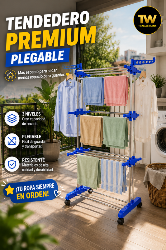 Tendedero Ropa Plegable
