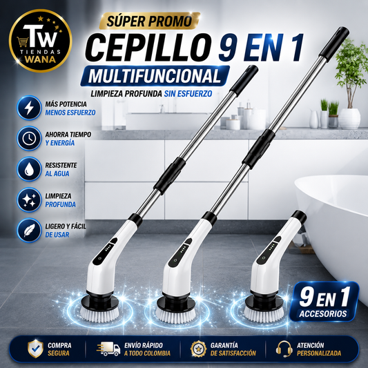 Cepillo Eléctrico 9 en 1