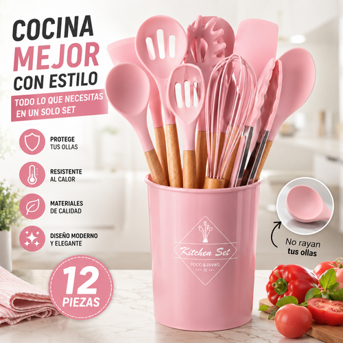 Utensilios De Cocina 12 Piezas