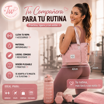 BOLSO PLEGABLE IMPERMEABLE DE VIAJE