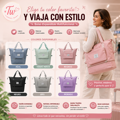 BOLSO PLEGABLE IMPERMEABLE DE VIAJE