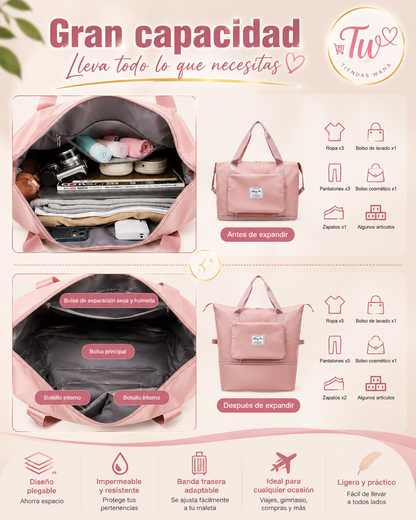 BOLSO PLEGABLE IMPERMEABLE DE VIAJE
