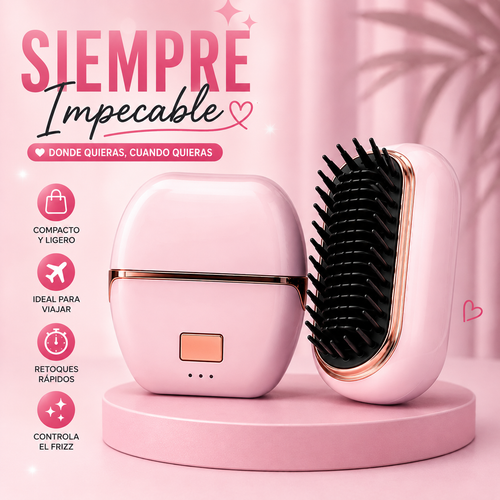 Mini Cepillo Eléctrico Alisador