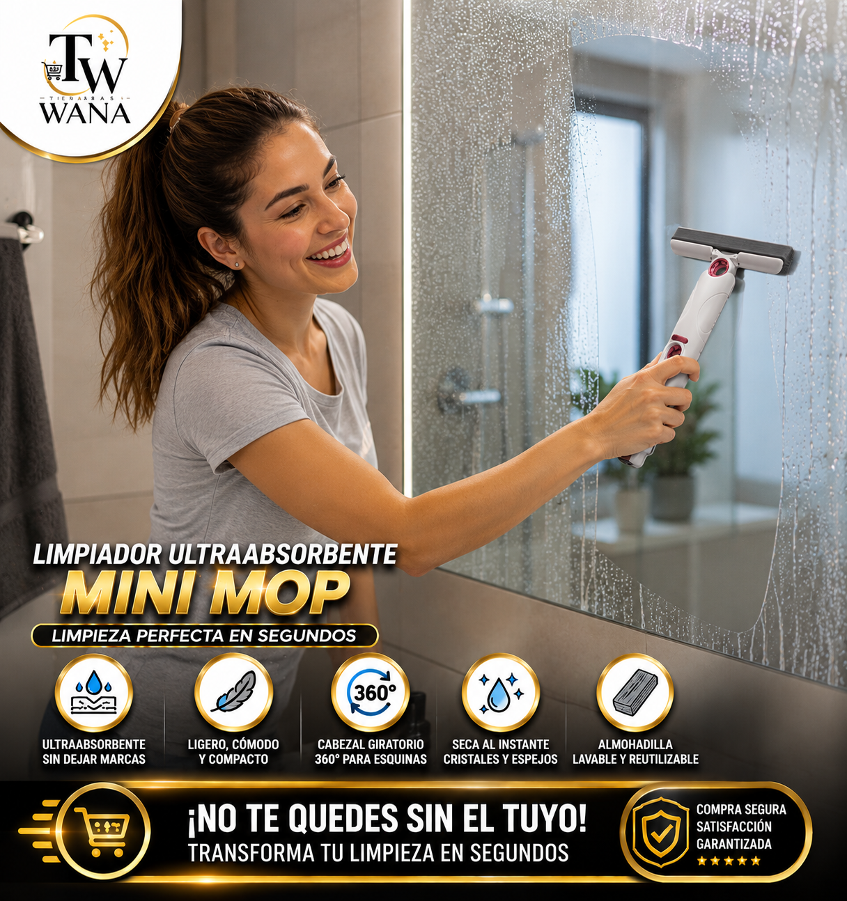 Limpiador Ultraabsorvente Mini Mop
