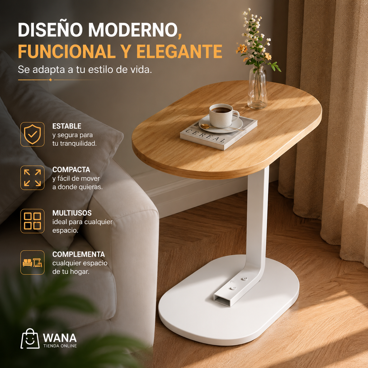 Mesa Auxiliar Coffee Table