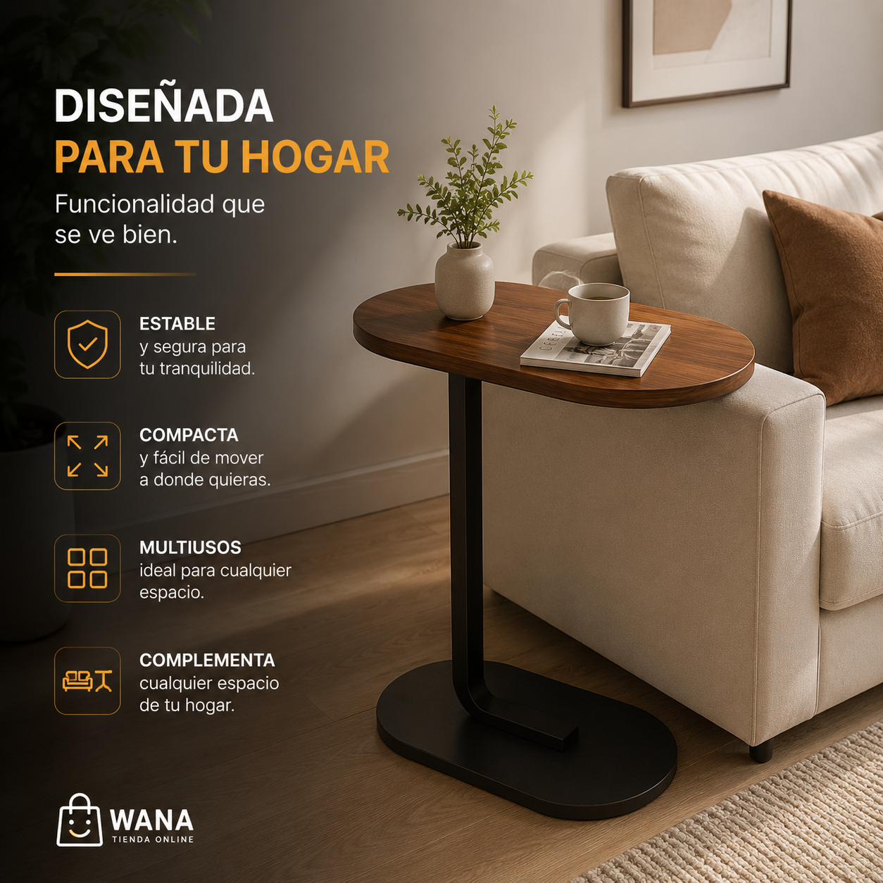 Mesa Auxiliar Coffee Table