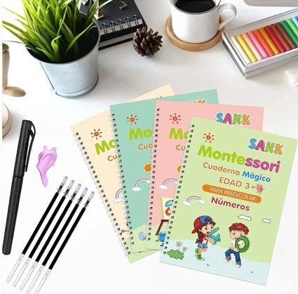 🥳KIT DE LIBROS DE CALIGRAFÍA MONTESSORI🌈