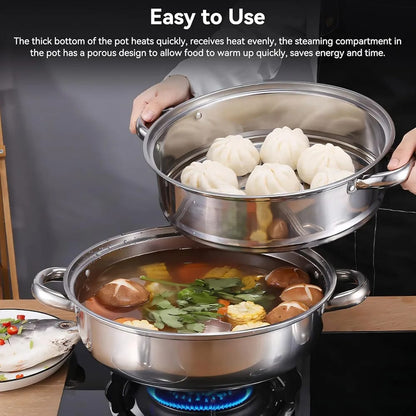 Olla Sarten Vaporera 2 en 1