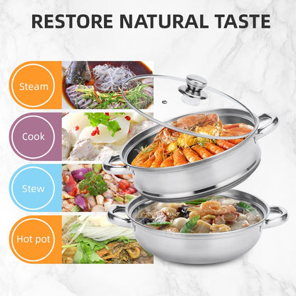 Olla Sarten Vaporera 2 en 1