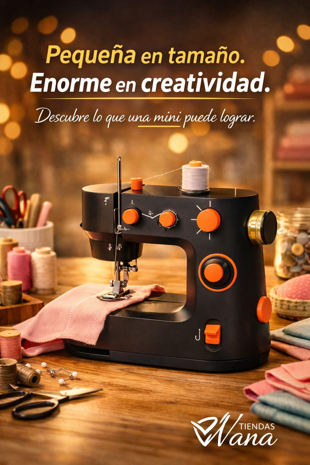 Mini Maquina De Coser Tipo Industrial