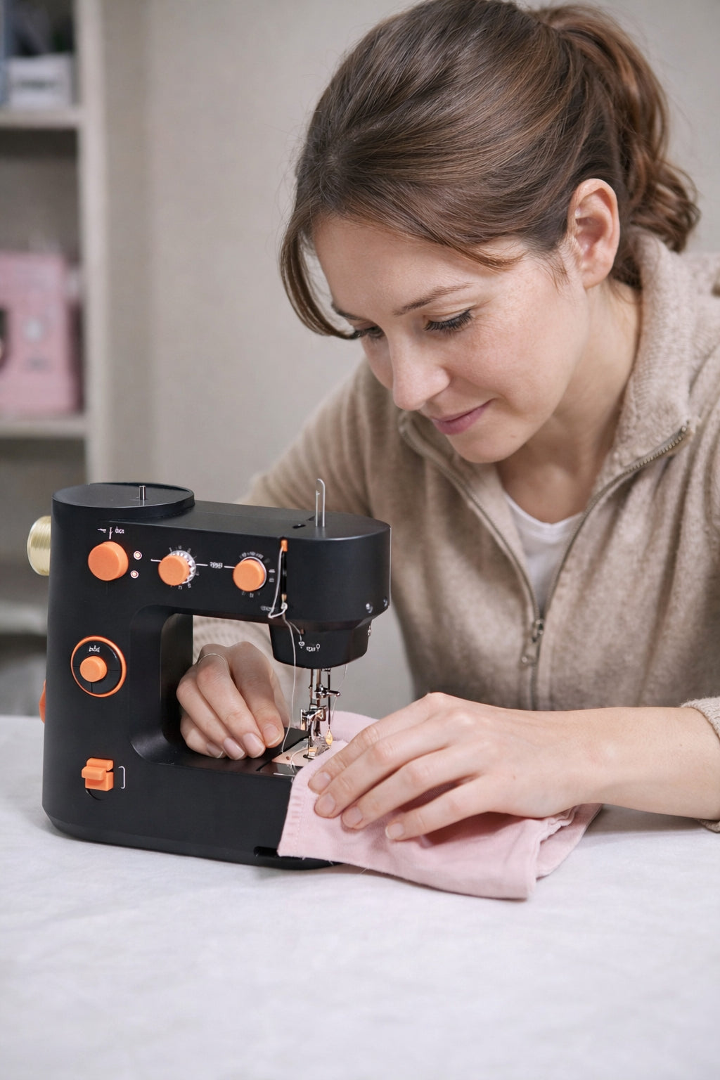 Mini Maquina De Coser Tipo Industrial