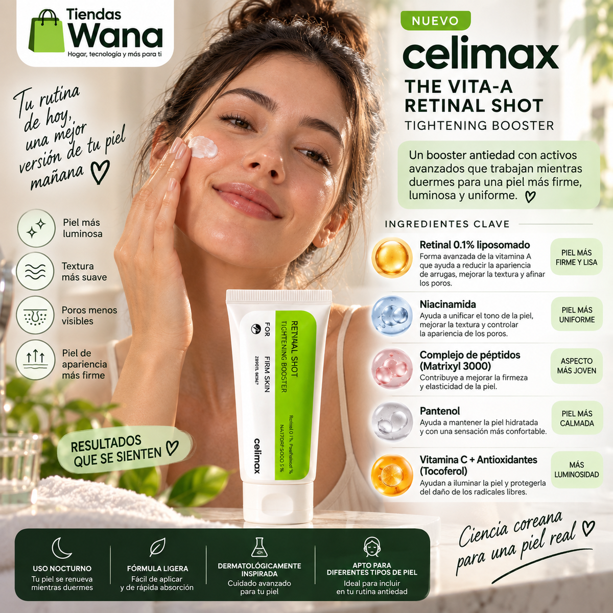 Crema antiedad Celimax x 60 ml