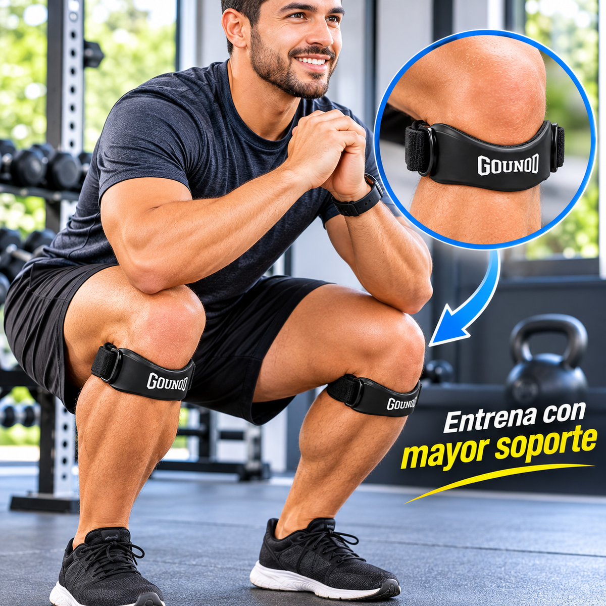 BANDA RODILLERA 🦵💪 soporte firme para moverte con más confianza