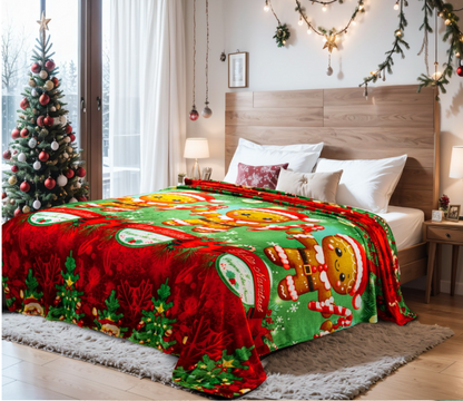 COMBO NAVIDEÑO CORTINAS + COBIJA 🎄✨ tu habitación lista para diciembre