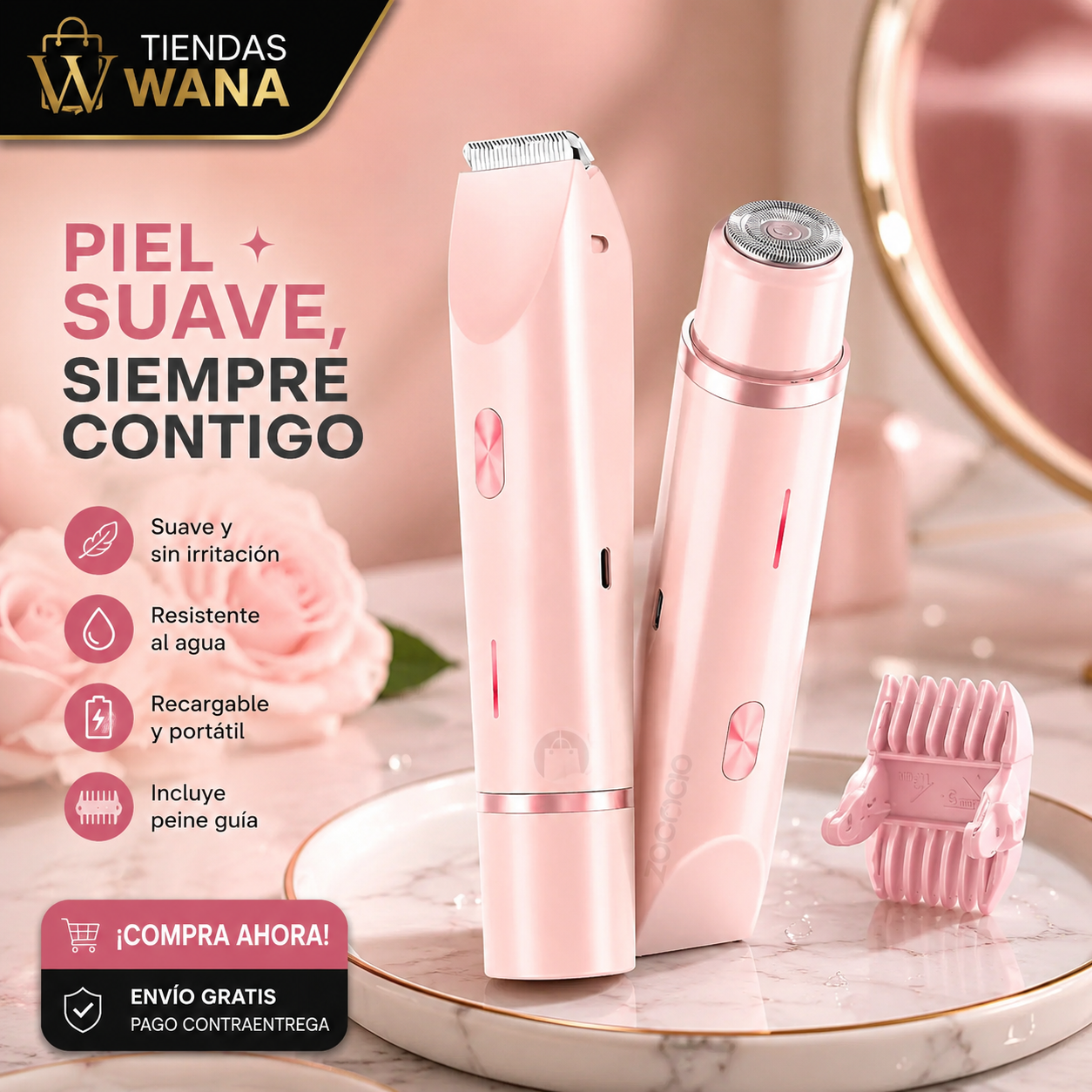 Depiladora Bikini Electrica 2 En 1